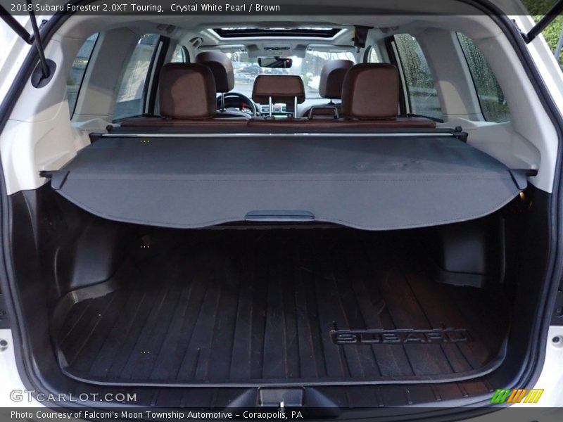 Crystal White Pearl / Brown 2018 Subaru Forester 2.0XT Touring