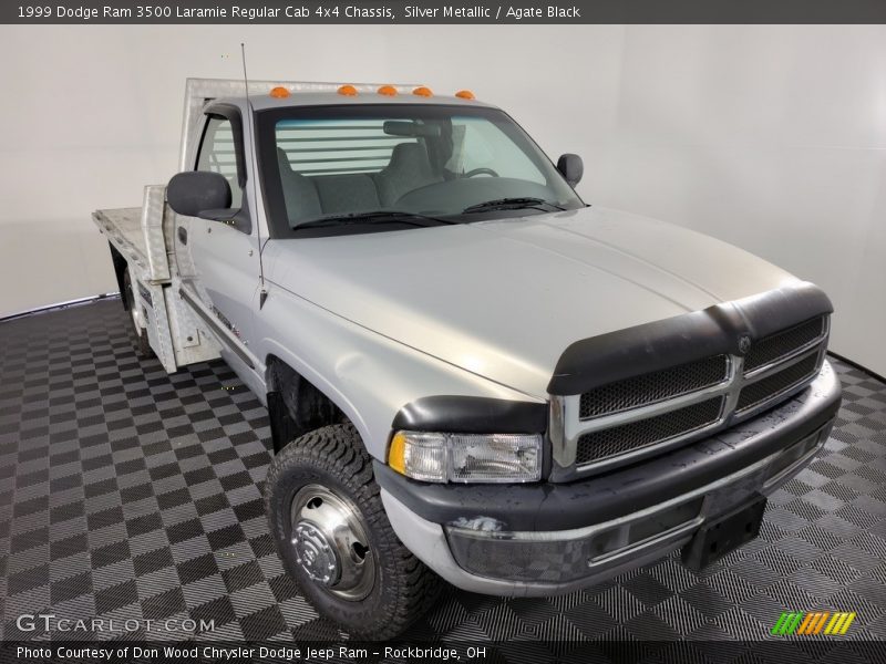  1999 Ram 3500 Laramie Regular Cab 4x4 Chassis Silver Metallic