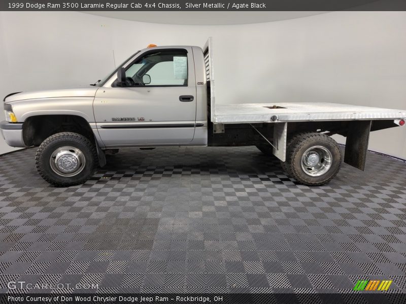  1999 Ram 3500 Laramie Regular Cab 4x4 Chassis Silver Metallic
