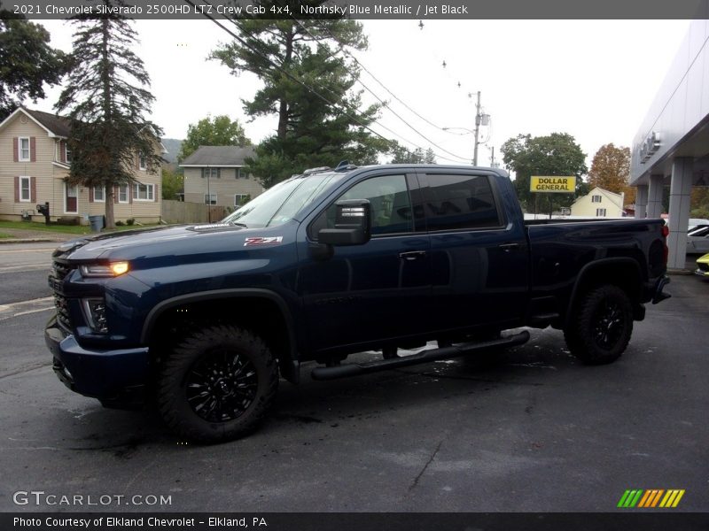 Northsky Blue Metallic / Jet Black 2021 Chevrolet Silverado 2500HD LTZ Crew Cab 4x4