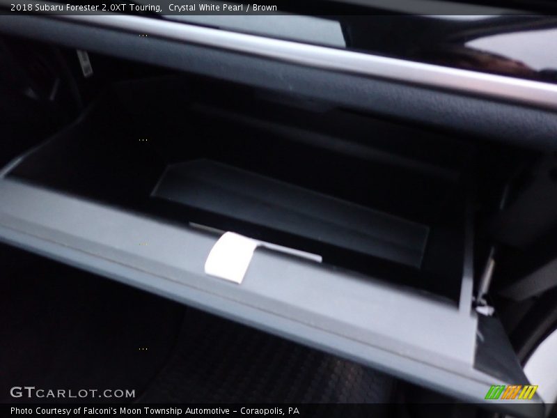 Crystal White Pearl / Brown 2018 Subaru Forester 2.0XT Touring