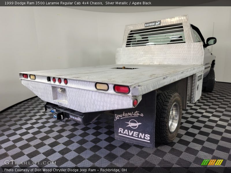 Silver Metallic / Agate Black 1999 Dodge Ram 3500 Laramie Regular Cab 4x4 Chassis