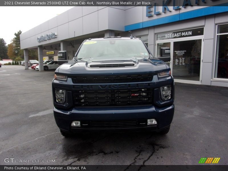 Northsky Blue Metallic / Jet Black 2021 Chevrolet Silverado 2500HD LTZ Crew Cab 4x4