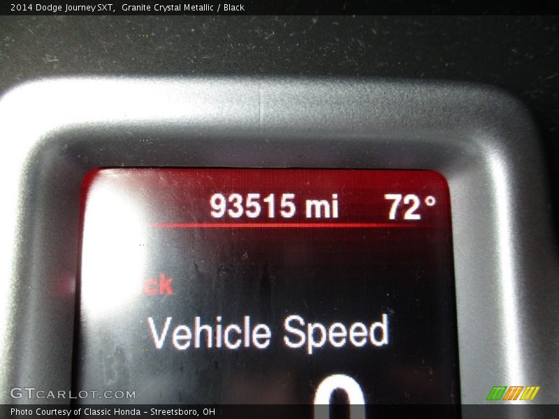 Granite Crystal Metallic / Black 2014 Dodge Journey SXT