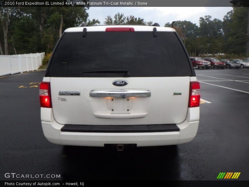 White Platinum Tri-Coat Metallic / Stone 2010 Ford Expedition EL Limited 4x4