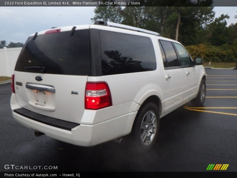 White Platinum Tri-Coat Metallic / Stone 2010 Ford Expedition EL Limited 4x4