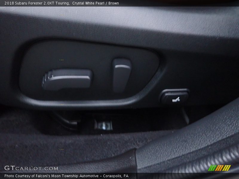 Crystal White Pearl / Brown 2018 Subaru Forester 2.0XT Touring