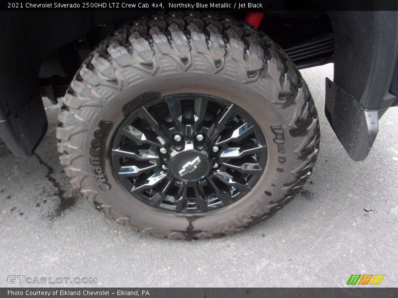 Northsky Blue Metallic / Jet Black 2021 Chevrolet Silverado 2500HD LTZ Crew Cab 4x4