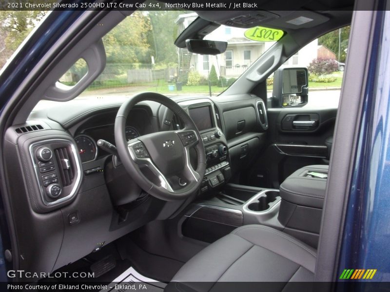 Northsky Blue Metallic / Jet Black 2021 Chevrolet Silverado 2500HD LTZ Crew Cab 4x4