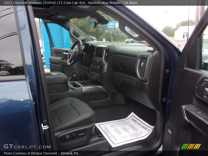Northsky Blue Metallic / Jet Black 2021 Chevrolet Silverado 2500HD LTZ Crew Cab 4x4