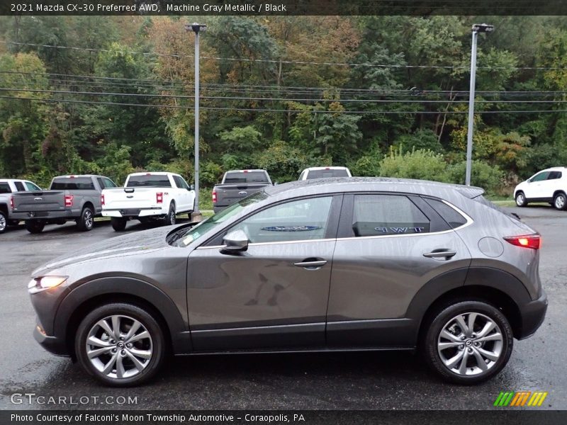 Machine Gray Metallic / Black 2021 Mazda CX-30 Preferred AWD