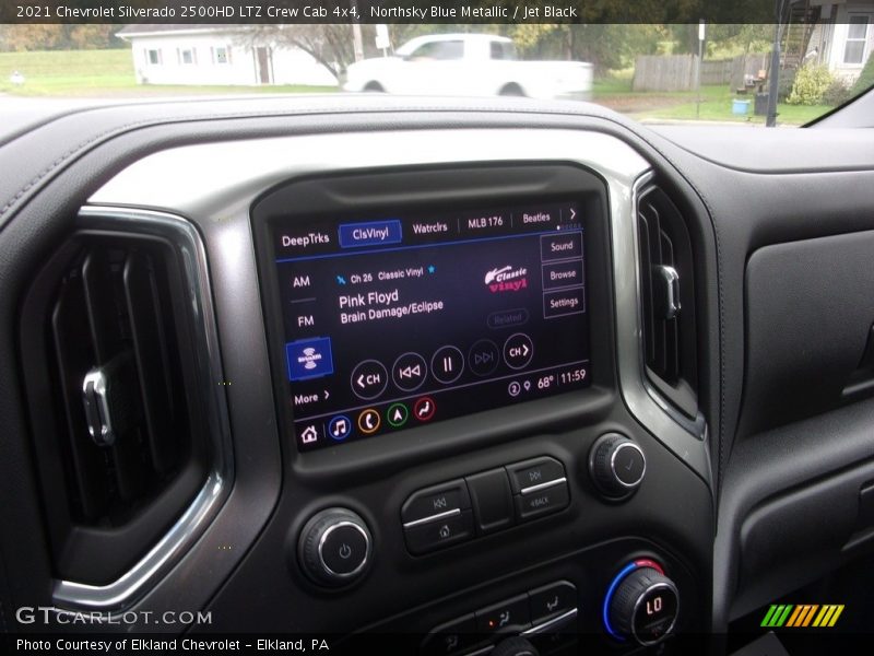 Northsky Blue Metallic / Jet Black 2021 Chevrolet Silverado 2500HD LTZ Crew Cab 4x4