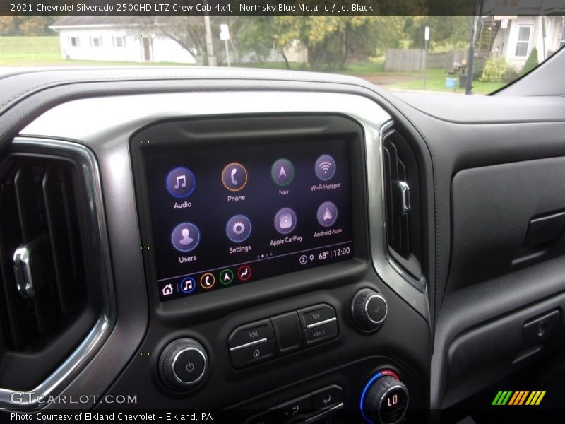 Northsky Blue Metallic / Jet Black 2021 Chevrolet Silverado 2500HD LTZ Crew Cab 4x4