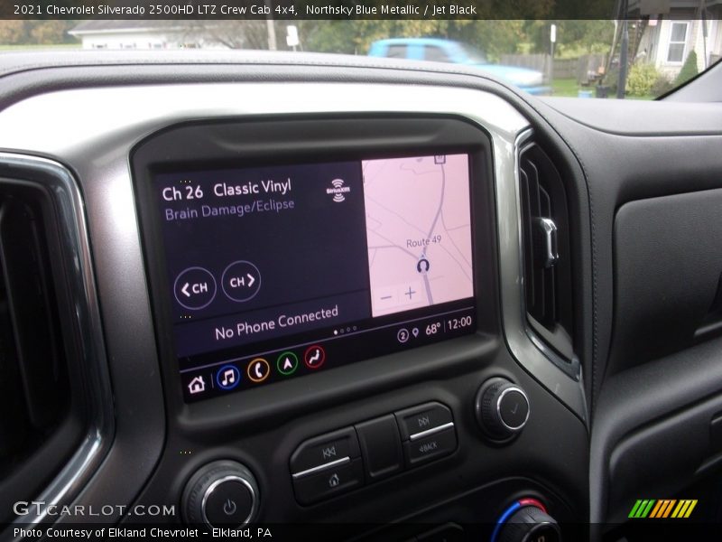 Northsky Blue Metallic / Jet Black 2021 Chevrolet Silverado 2500HD LTZ Crew Cab 4x4