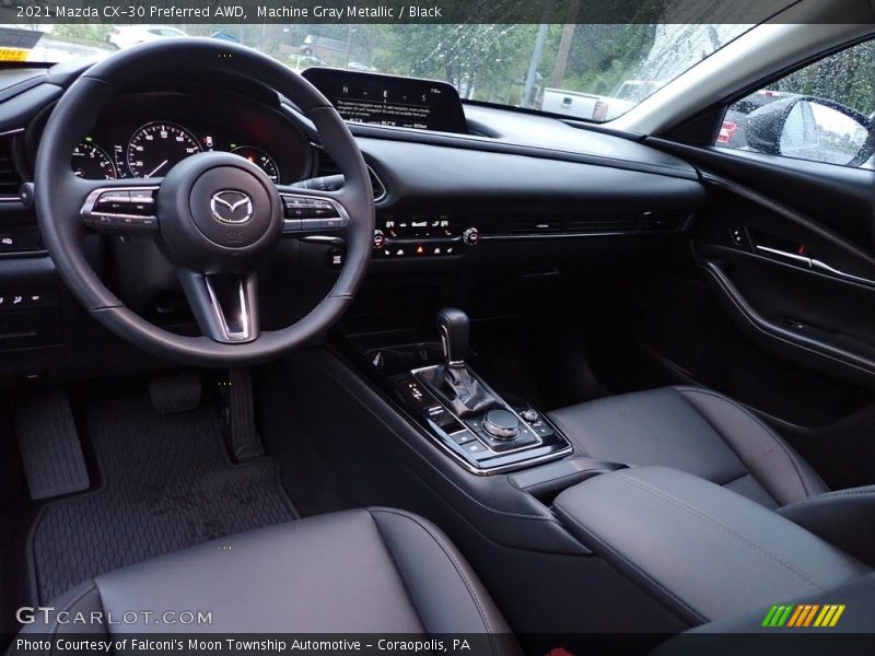 Machine Gray Metallic / Black 2021 Mazda CX-30 Preferred AWD