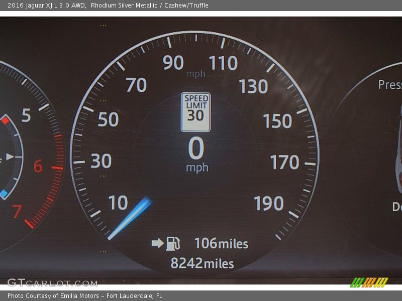  2016 XJ L 3.0 AWD L 3.0 AWD Gauges