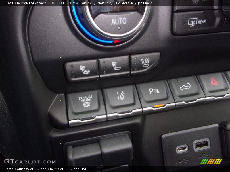 Northsky Blue Metallic / Jet Black 2021 Chevrolet Silverado 2500HD LTZ Crew Cab 4x4
