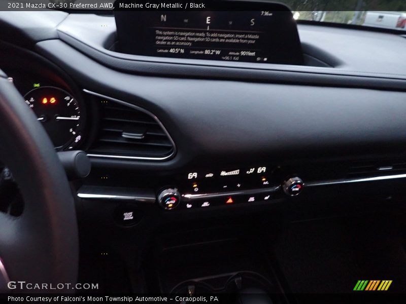 Machine Gray Metallic / Black 2021 Mazda CX-30 Preferred AWD