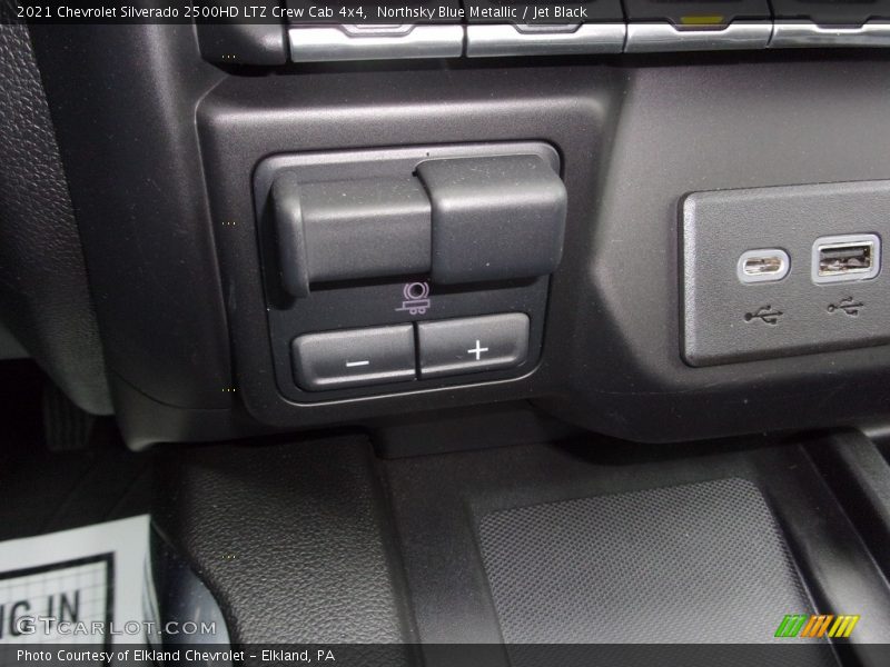Northsky Blue Metallic / Jet Black 2021 Chevrolet Silverado 2500HD LTZ Crew Cab 4x4