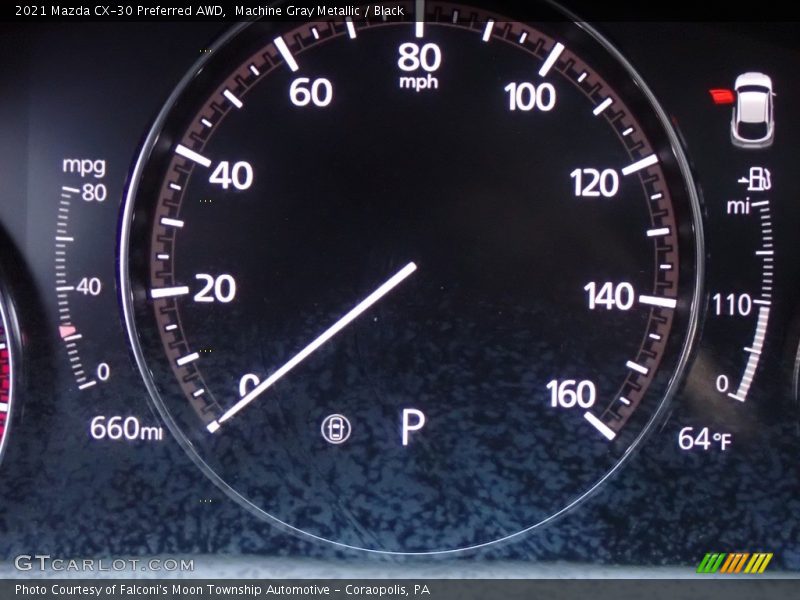 Machine Gray Metallic / Black 2021 Mazda CX-30 Preferred AWD