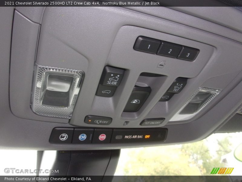 Northsky Blue Metallic / Jet Black 2021 Chevrolet Silverado 2500HD LTZ Crew Cab 4x4