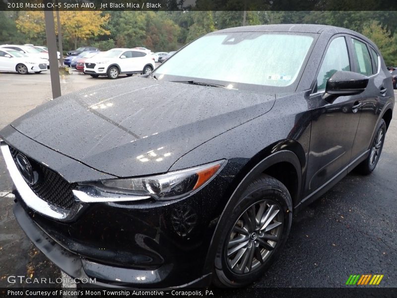 Jet Black Mica / Black 2018 Mazda CX-5 Sport AWD