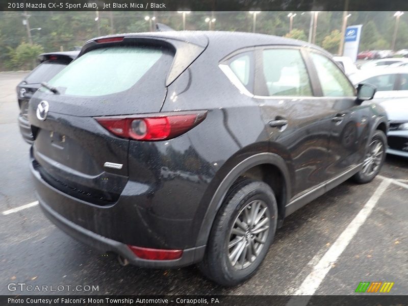 Jet Black Mica / Black 2018 Mazda CX-5 Sport AWD