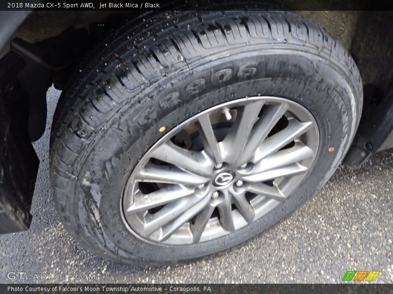 Jet Black Mica / Black 2018 Mazda CX-5 Sport AWD