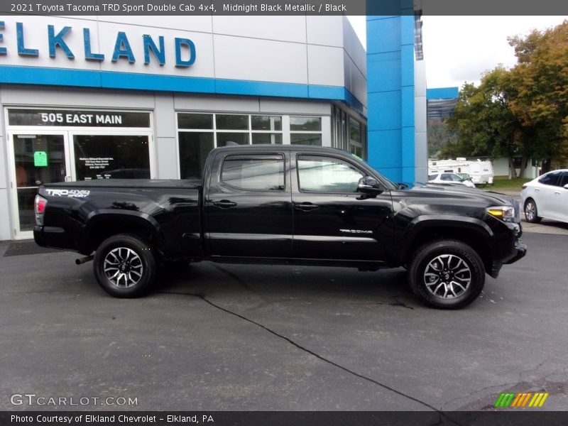 Midnight Black Metallic / Black 2021 Toyota Tacoma TRD Sport Double Cab 4x4