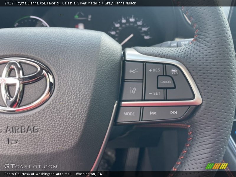 Celestial Silver Metallic / Gray Flannel/Black 2022 Toyota Sienna XSE Hybrid