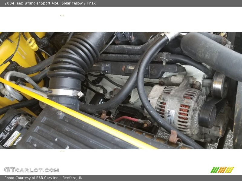 Solar Yellow / Khaki 2004 Jeep Wrangler Sport 4x4
