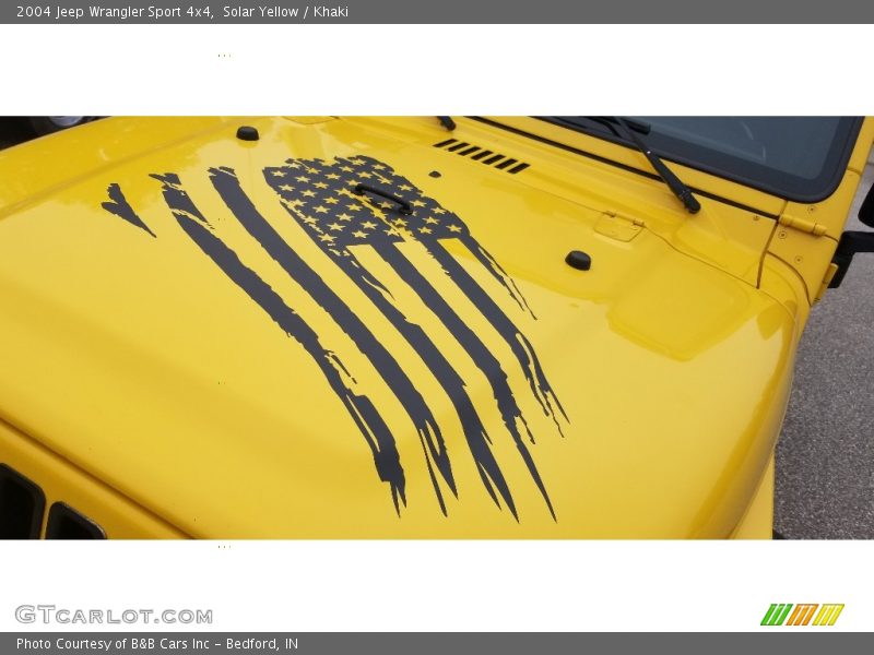 Solar Yellow / Khaki 2004 Jeep Wrangler Sport 4x4