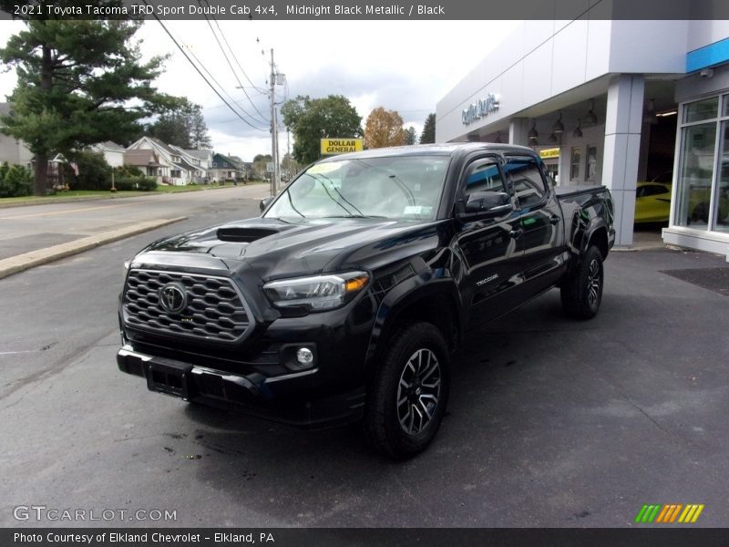 Midnight Black Metallic / Black 2021 Toyota Tacoma TRD Sport Double Cab 4x4