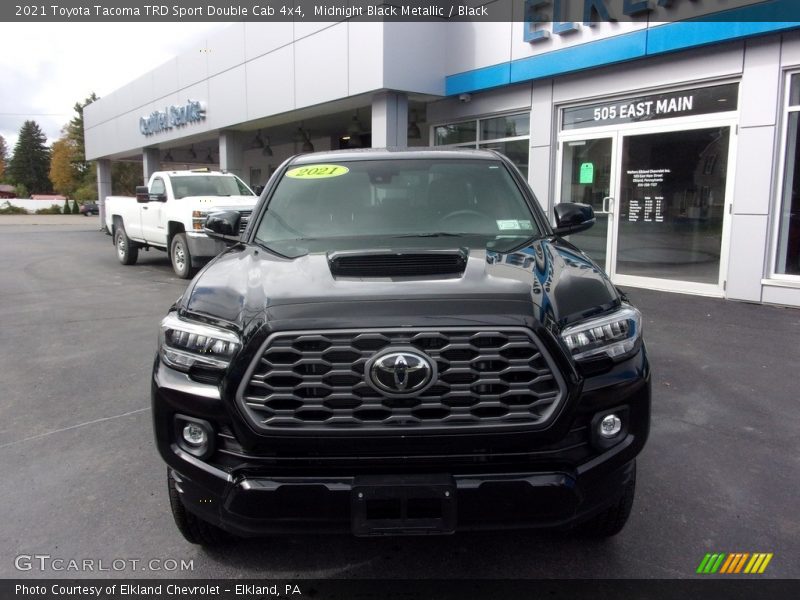 Midnight Black Metallic / Black 2021 Toyota Tacoma TRD Sport Double Cab 4x4