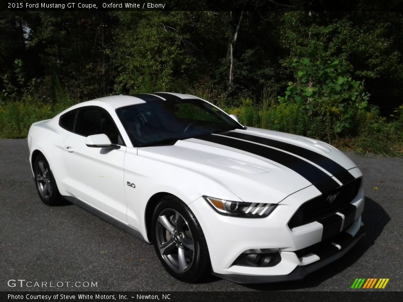 Oxford White / Ebony 2015 Ford Mustang GT Coupe