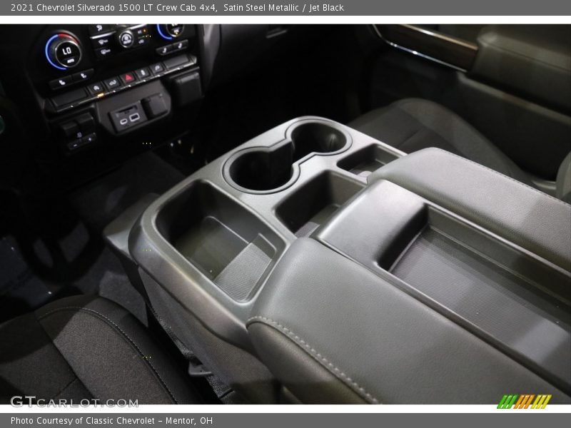 Satin Steel Metallic / Jet Black 2021 Chevrolet Silverado 1500 LT Crew Cab 4x4