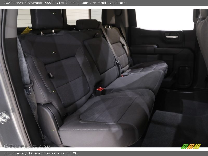 Satin Steel Metallic / Jet Black 2021 Chevrolet Silverado 1500 LT Crew Cab 4x4