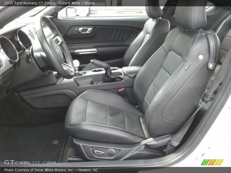 Oxford White / Ebony 2015 Ford Mustang GT Coupe