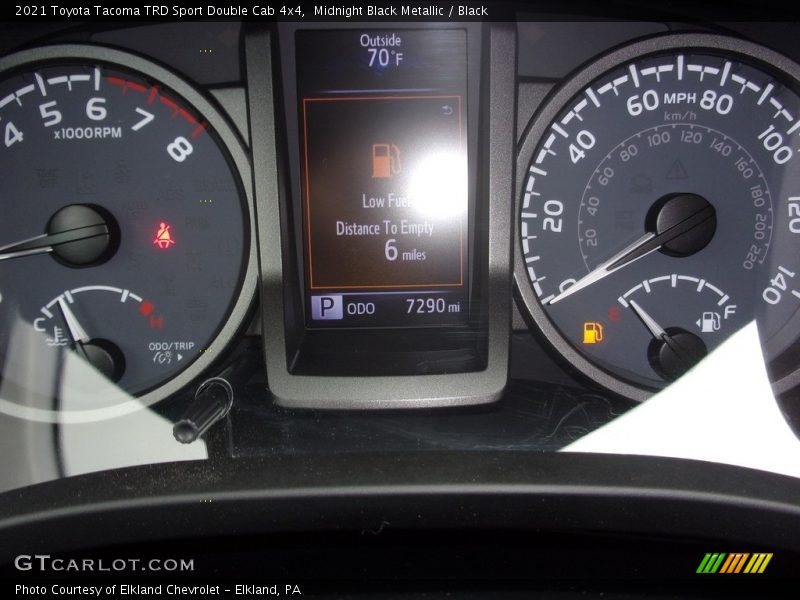 Midnight Black Metallic / Black 2021 Toyota Tacoma TRD Sport Double Cab 4x4