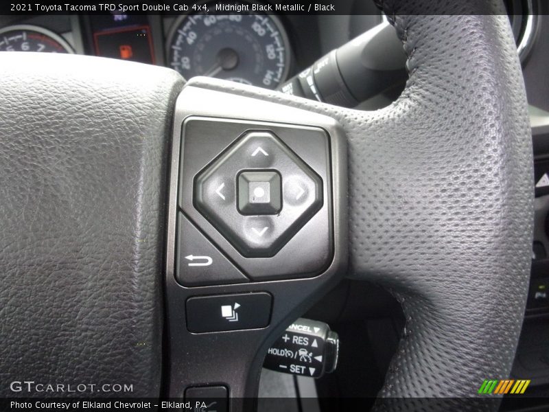 Midnight Black Metallic / Black 2021 Toyota Tacoma TRD Sport Double Cab 4x4