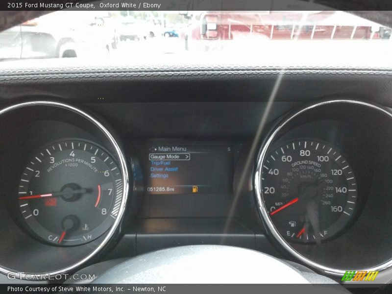 Oxford White / Ebony 2015 Ford Mustang GT Coupe