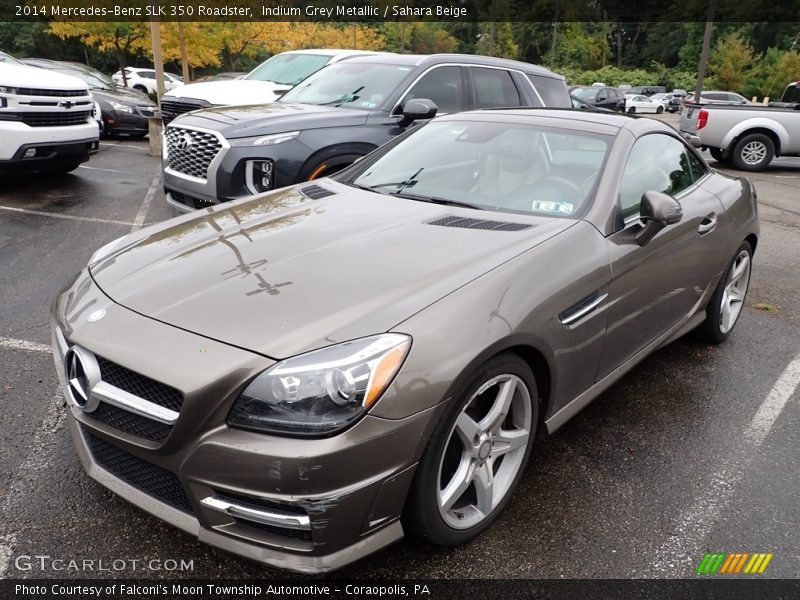 Front 3/4 View of 2014 SLK 350 Roadster