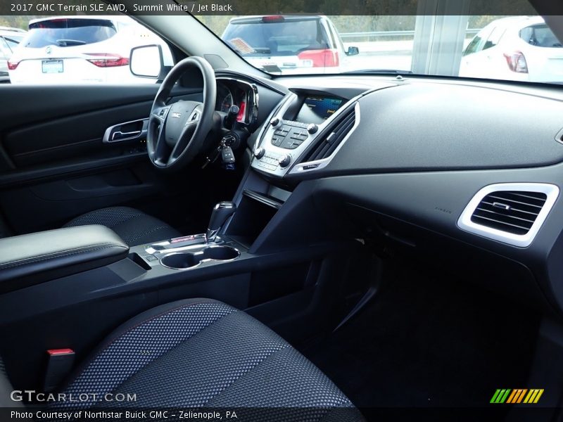 Summit White / Jet Black 2017 GMC Terrain SLE AWD