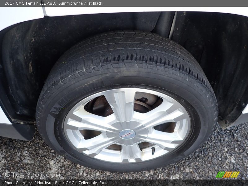 Summit White / Jet Black 2017 GMC Terrain SLE AWD