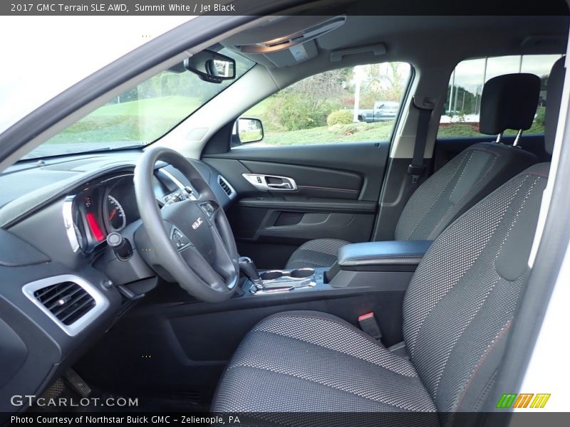 Summit White / Jet Black 2017 GMC Terrain SLE AWD