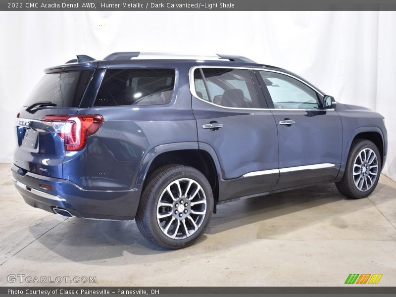 Hunter Metallic / Dark Galvanized/­Light Shale 2022 GMC Acadia Denali AWD