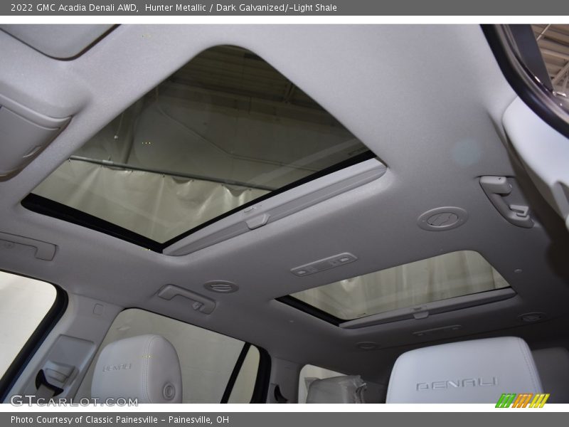 Hunter Metallic / Dark Galvanized/­Light Shale 2022 GMC Acadia Denali AWD