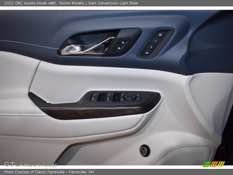 Hunter Metallic / Dark Galvanized/­Light Shale 2022 GMC Acadia Denali AWD