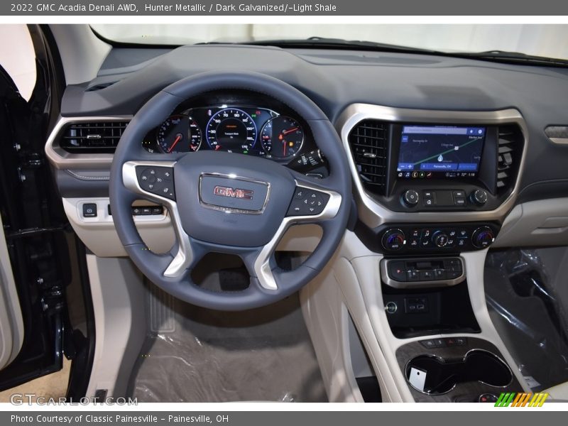 Hunter Metallic / Dark Galvanized/­Light Shale 2022 GMC Acadia Denali AWD