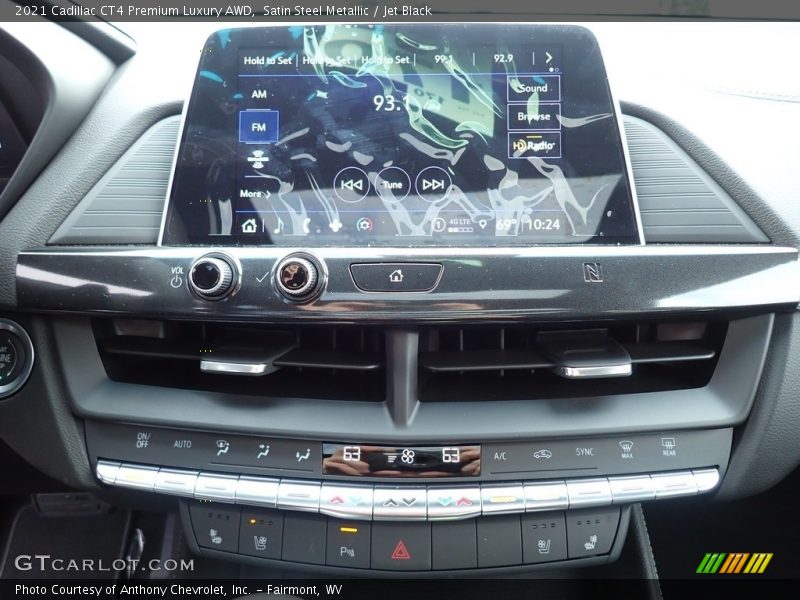 Controls of 2021 CT4 Premium Luxury AWD